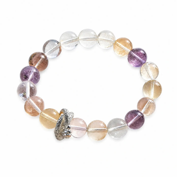 How Do You Style 10Mm Amethyst Clear Quartz Smoky Quartz Bracelet for Everyday Wear?