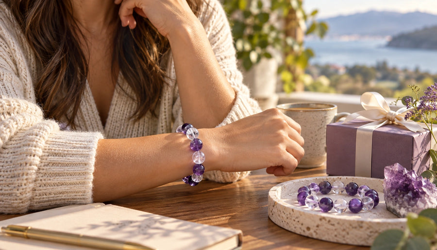 Amethyst Quartz Bracelet Buying Notes - QZENI crystal bracelet guide