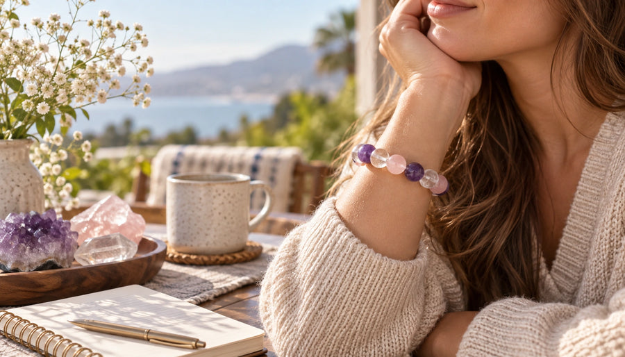 Crystal Bracelet Amethyst Quartz Buying Notes - QZENI crystal bracelet guide