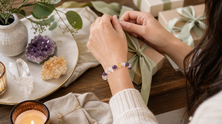Amethyst Quartz Citrine Bracelet Gift Guide