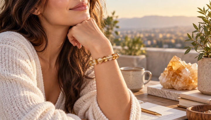 The Case For Citrine Quartz Bracelet