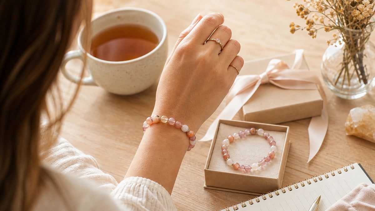 Crystal Bracelet Moonstone Quality Checklist - QZENI natural crystal jewelry guide