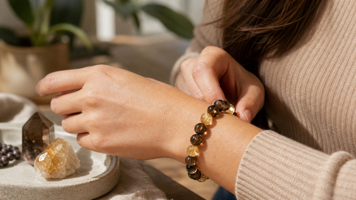 What Smoky Quartz Citrine Bracelet Photos Reveal