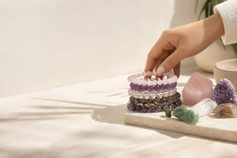 Shop crystal bracelets by intention