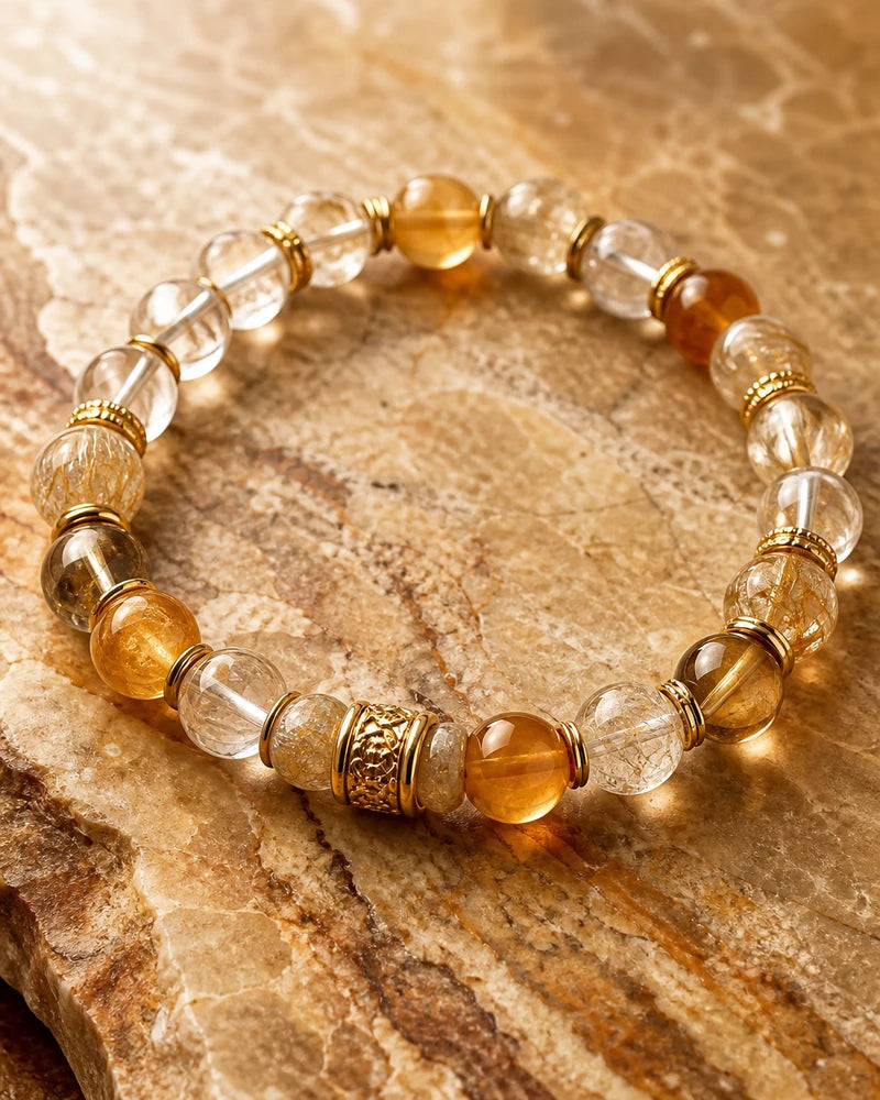 Crystal bracelet gift for parents or elders
