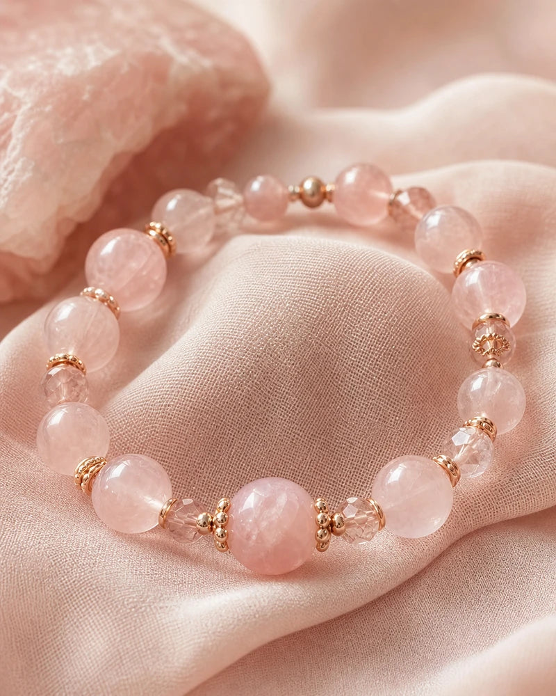 Gift-ready crystal bracelet for a partner